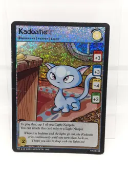 Neopets Trading Card Kadoatie 19/234 (Base Set) Sparkly Holo 2003 - Image 1