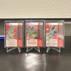Dragon Ball Z Panini Cell Imperfect Semi-Perfect Perfect Card Lot 3 Holo DR1-DR3 - Image 1