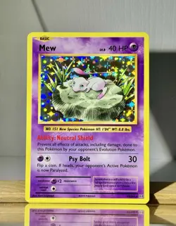 Pokemon XY Evolutions Mew 2016 Holo Card 53/108 Near Mint Condition - Image 1