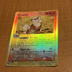 Pokemon Arcanine Reverse Holo Rare Sandstorm Ex Vintage E Reader 2003 15/100 - Image 1