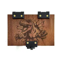 Dinosaur Commander Deck Box, 100+ Cards, Dice Tray, MTG Deck Box Handmade Wood - Image 4