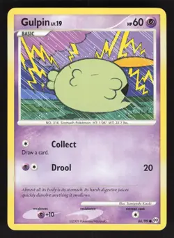Gulpin 66/99 Pokemon TCG Arceus MP - Image 1
