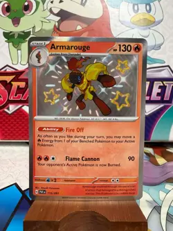 Armarouge 115/091 Baby Shiny - Paldean Fates - Pokemon TCG - SHIPS FAST - Image 1