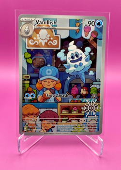 Pokemon Holiday Calendar Vanillish 190/182 Illustration Rare Full Art Holo - Image 1