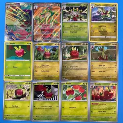 12 Applin Dipplin Hydrapple Pokemon EX Flappe Rare Holo Lot Set collection🍎🍏🐛 - Image 1