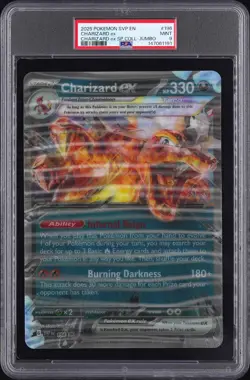 2025 POKEMON SVP EN-SV BLACK STAR PROMO #196 CHARIZARD EX PSA 9 - Image 1