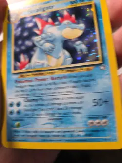 Pokemon TCG Feraligatr 4/111 Neo genesis Holo Rare Nm - Image 4