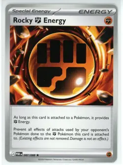 Pokemon Perfect Order 087/088 NON Holo Rare Rocky Energy DECK EXCLUSIVE - Image 1