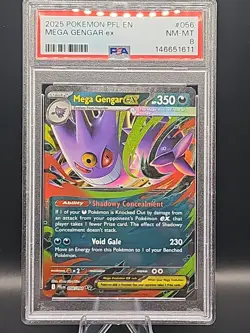 Pokemon Mega Gengar Ex 056/094 PSA 8 - Image 1