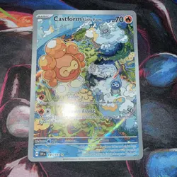 Pokemon TCG Castform 195/191 Sv08: Surging Sparks Holo - Image 4