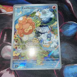 Pokemon TCG Castform 195/191 Sv08: Surging Sparks Holo - Image 5