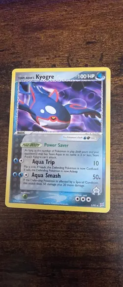 Team Aqua's Kyogre (EX Team Magma vs Team Aqua) 3/095 Deck Exclusives Pokemon NM - Image 1