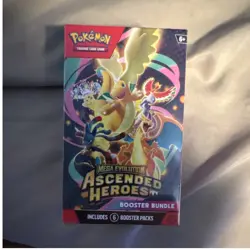 Pokemon Mega Evolution Ascended Heroes Booster Bundle Box 6 Packs Dragonite - Image 1