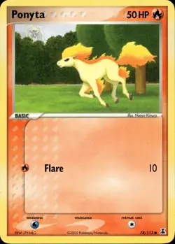 PONYTA 78/113 COMMON DELTA SPECIES POKEMON LP - Image 1