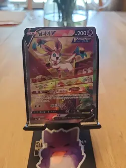 Pokemon TCG Korean Eevee Heroes Slyveon V SR Alt Art 083/069 S6a NM US Seller - Image 3