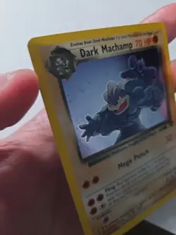 Dark Machamp - 10/82 Team Rocket Unlimited Holo Rare Pokemon TCG - NM/LP - Image 3
