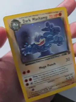 Dark Machamp - 10/82 Team Rocket Unlimited Holo Rare Pokemon TCG - NM/LP - Image 4