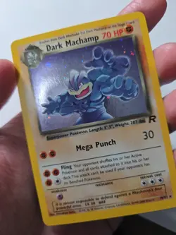 Dark Machamp - 10/82 Team Rocket Unlimited Holo Rare Pokemon TCG - NM/LP - Image 5