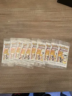 General Mills 25th anniversary Pokemon TCG Promo Packs Lot of ten sealed packs. - Image 1