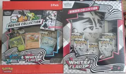 1 Black Bolt 1 White Flare Poster + Binder Collection Sam's Club Bundle - Image 2