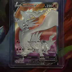 Pokemon Reshiram V 172/195 Ultra Rare Full Art Holo Silver Tempest-NM - Image 1