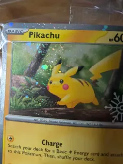 Pokemon TCG -*2 Swirl* Pikachu 025/165 & Eevee 133/165 Snowflake Stamp❄- SEALED - Image 3
