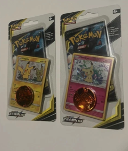 4x Sealed Pokemon TCG Sun & Moon Team Up blister packs – Pikachu SM162 &Mimikyu - Image 1