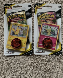4x Sealed Pokemon TCG Sun & Moon Team Up blister packs – Pikachu SM162 &Mimikyu - Image 2