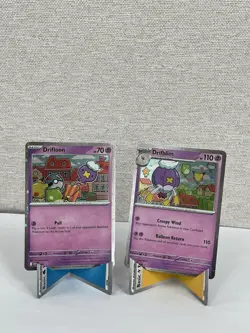 Pokemon Drifloon and Drifblim Cosmos Holo Promo Lot of 2 - Image 1