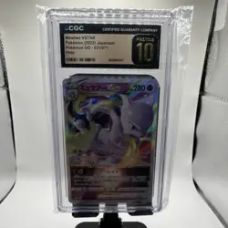 Pokemon Mewtwo VSTAR Triple Rare Holo CGC Pristine 10 S12a 051/172 Japanese - Image 1