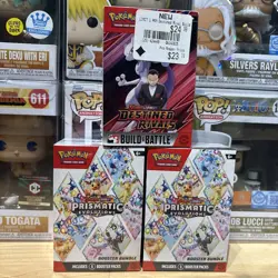 Pokemon TCG Prismatic Evolutions Booster Bundle Box Lot of 2 & Destined Rivals - Image 1