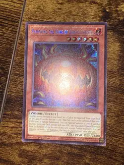 Yu-Gi-Oh! Pumpking King of Grave Ghosts HOLO BLEED 1st Ed Secret Rare MZMU-EN001 - Image 2