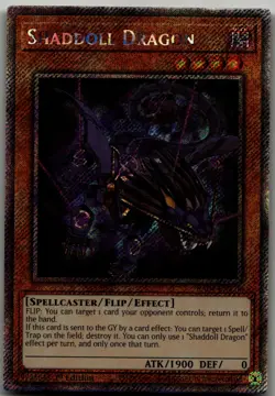 Shaddoll Dragon (Platinum Secret Rare) Platinum Secret Rare Quarter Century Stam - Image 1