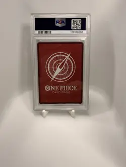 Bandai 2022 One Piece CCG Romance Dawn Trafalgar Law OP01-002 Leader Foil PSA 10 - Image 2