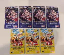 LOT OF 7- One Piece TCG: The Azure Seas Seven x4 & Adventure On Kami's Island x3 - Image 3