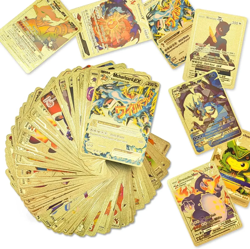 27-110pcs Gold Silver Black Vmax GX Vstar Cards for Pokemon Collection Gift US - Image 5