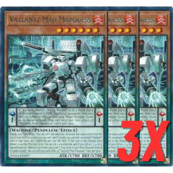Yugioh Vaylantz Mad Marquess (TAMA-EN007) 1st Edition RARE (NEAR MINT) (3X) - Image 1