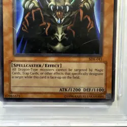 2001 Yugioh SDK-041 Lord of D. Card Super Rare 1st Edition PSA 9.0 Mint - Image 3