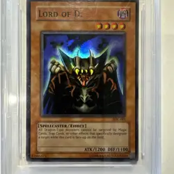 2001 Yugioh SDK-041 Lord of D. Card Super Rare 1st Edition PSA 9.0 Mint - Image 5