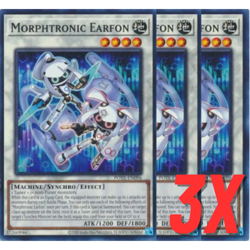 Yugioh Morphtronic Earfon (POTE-EN096) (NEAR MINT) (3X) - Image 1
