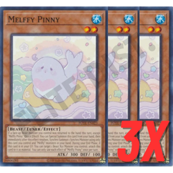 Yugioh Melffy Pinny (POTE-EN023) (NEAR MINT) (3X) - Image 1