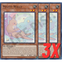 Yugioh Melffy Wally (POTE-EN022) (NEAR MINT) (3X) - Image 1