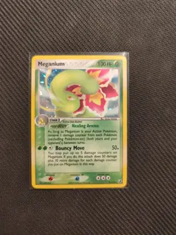POKEMON card TCG Meganium Unseen Forces 9/115 HOLO RARE EX Ruby Sapphire NM eng - Image 1