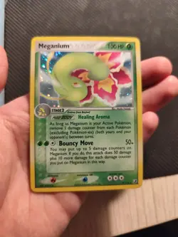 POKEMON card TCG Meganium Unseen Forces 9/115 HOLO RARE EX Ruby Sapphire NM eng - Image 2