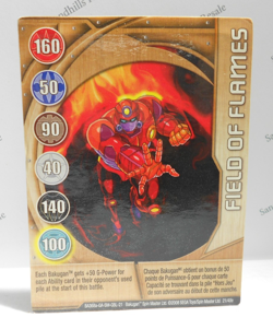 Bakugan Card - Field Of Flames - Copper Gate Card - BA368a - 21/48e - 2008 - Image 1
