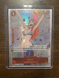 Nami Alternate Art Card Manga OP01-016 Romance Dawn - Image 1