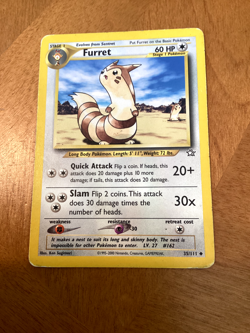 Furret 35/111 Neo Genesis Regular - Pokemon Card - Image 1