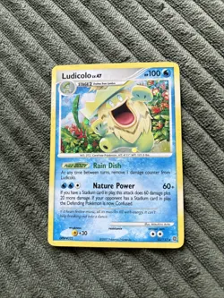 Pokemon TCG Ludicolo 13/132 Holo Card Rare Secret Wonders 2007 LP/NM Condition - Image 1