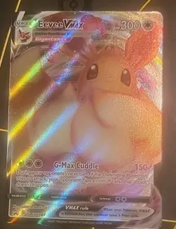 Eevee Vmax SWSH087 NM Full Art Promo Rare Pokemon Card - Image 1