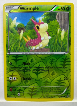 Pokemon TCG - Wurmple - 3/108 - Reverse Holo - XY: Roaring Skies Card P1 - Image 1